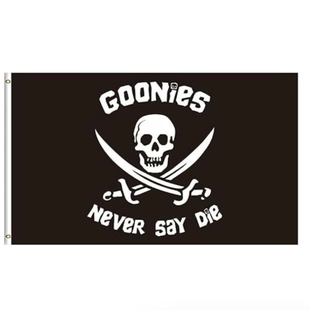 Goonies “Never Say Die” Pirate Flag Banner
